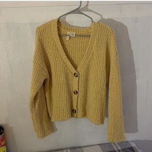 Tillys mustard cardigan/ sweater